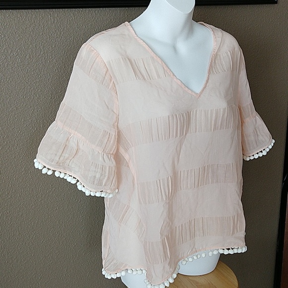 Maya Pompom Blouse - Picture 3 of 8